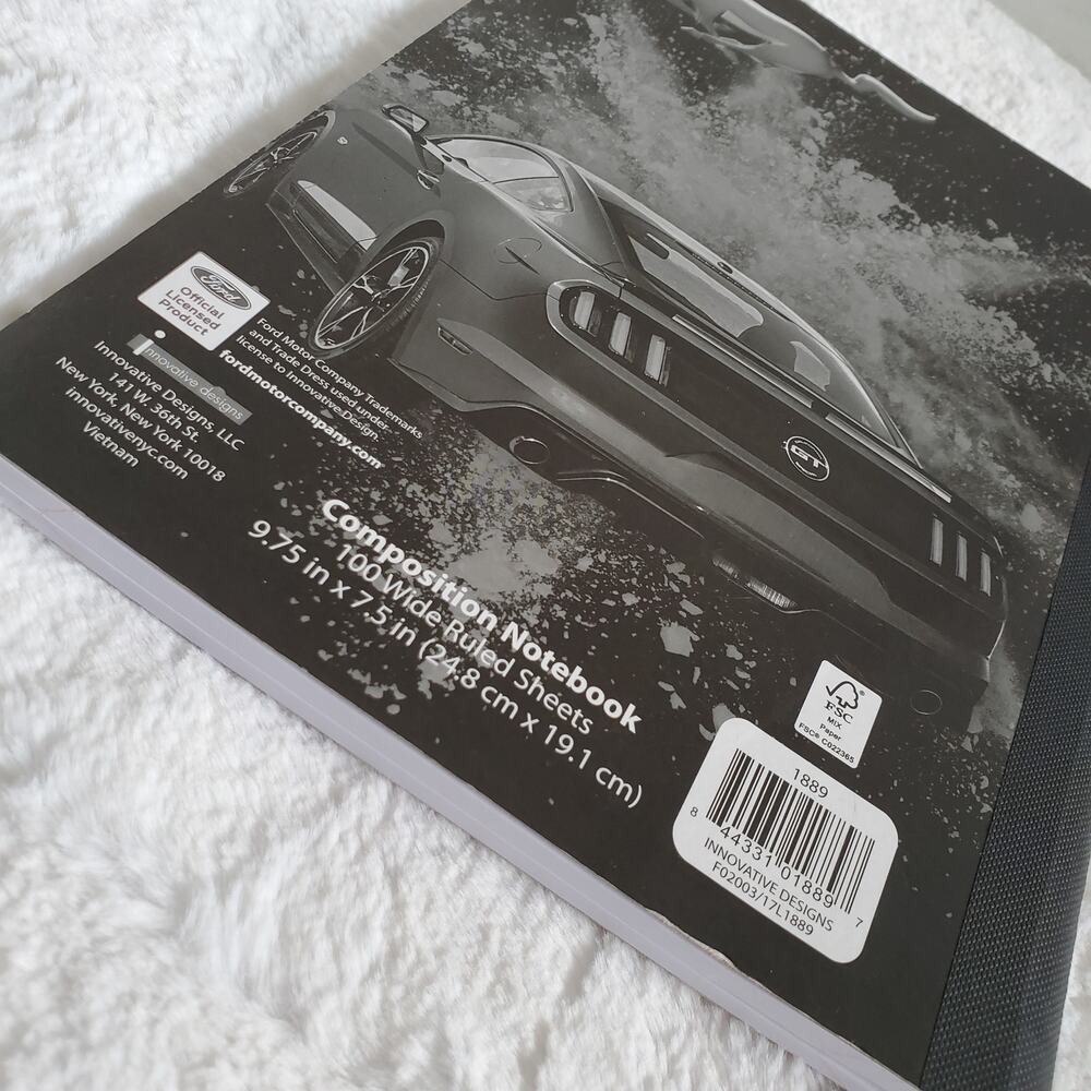 Mustang Composition Notebook - Picture 4 of 5